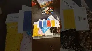 kandi supply haul hehe get ready for a lot of videos... #kandi #kandikid #bracelet #vocaloid #shorts