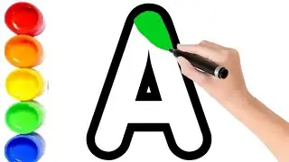 A to Z, Kids rhymes, collection for writing along dotted lines for toddler,Aphabet,ABC song,ABCD,542