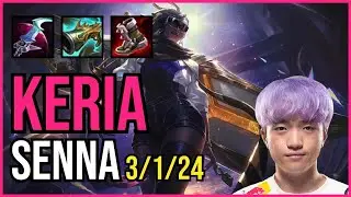 KERIA - SENNA vs FAKER - NAUTILUS Support - KR Grandmaster - Patch 11.3