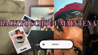 BACK TO SCHOOL MAINTENANCE : nails, lashes, hair + more || Londyn Reese.