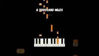 A Thousand Miles 🛣️ Vanessa Carlton 🛣️ EASY Piano Tutorial