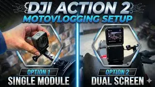 Dji Action 2 Motovlogging Setup | DJI Action 2 Bike Mount Setup | Motovlogging Setup | #motovlogging