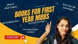 BOOKS FOR FIRST YEAR MBBS | STUDY RESOURCES FOR FIRST YEAR MBBS| #mbbs #mbbsbooks #medicalstudent