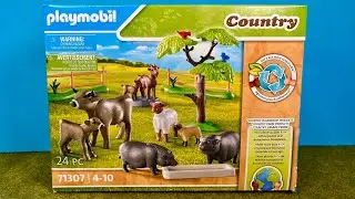 Unboxing Playmobil Bauernhoftiere | 71307 | Country | Familie Wassermann | Auspacken | Deutsch
