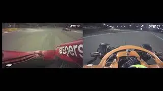 F1 2021 Leclerc vs Norris Battle - Leclerc Chasing Race Onboard + Team Radio - Bahrain Grand Prix