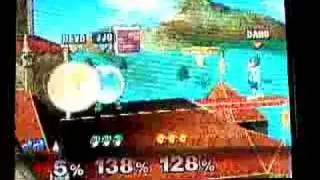 SSBM 3 Person FFA (Princess Peach's Castle)