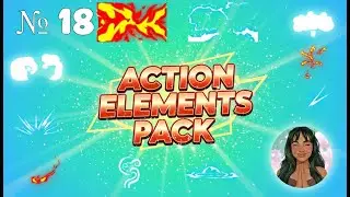 💥 2D FX Action Elements Pack! | Green Screen Motion Graphics
