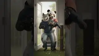 Soft steps, strong spirit #panda #pandastory #shortsfeed #shorts
