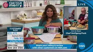 Wolfgang Puck 12piece Stainless Steel Mixing Bowl Prep S...