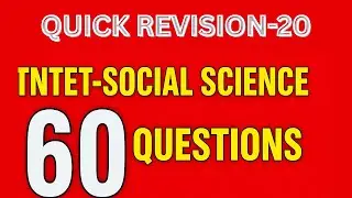 TN-TET Social Science |6th Std| 60 Important Questions (Part 20) | TET Exam Preparation 2025 #tntet