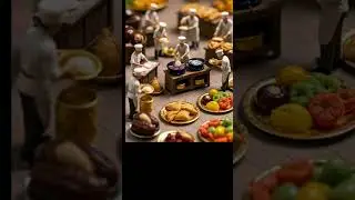 Mini chefs preparing food 😋 AI Animated Tiny world #youtubeshorts #viralfeed