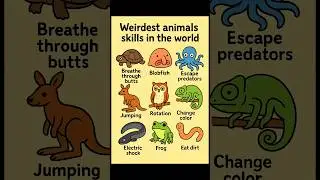 🦎 Weirdest Animal Skills in the World | Mind-Blowing Nature Facts