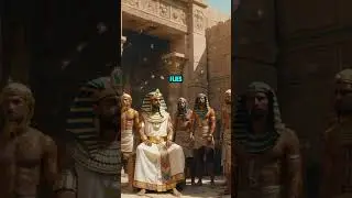 Ancient Egyptian Hack: Servants Covered in Honey to Attract Flies! 🐝 #historyfacts