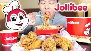 JOLLIBEE MUKBANG FEAST | Jolly Spaghetti + Chickenjoy | Filipino Fast Food & Eating Show