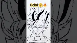 #Goku Drawing #goku #shorts#video#viralshort #kidsvideo#viraldrawing4kids#drawingstyle #boysketch#