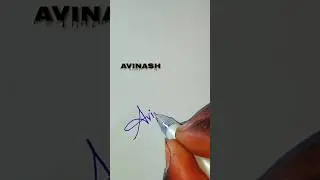Signature by Avinash 😱 || A Alphabet Signature #ytshorts #viral #shorts #signature #art #yt