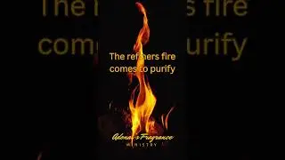 The refiners fire comes to purify.  #TheProcess #RefinersFire#Jesus #God #Christian