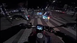 MT-07 Night Ride + Highway Pulls [PART 3] | Cinematic City | Titanium Akrapovic [4K]