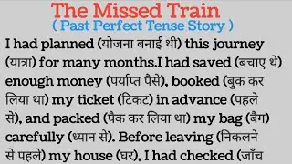 PAST PERFECT TENSE STORY english reading paragraph english reading practice @Englishreadingpractice 