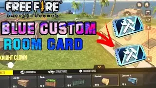 NEW CUSTOM - CRAFTLAND | FREE FIRE BLUE CUSTOM CARD