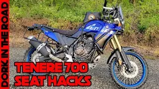 Два лайфхака для сиденья Yamaha Tenere 700: недорогой дополнительный комфорт и снятие сиденья без инструментов