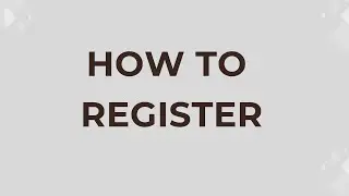 How to Register your Account on MB, ED & T&A