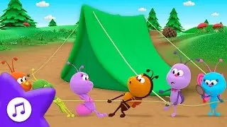 Camping Day 🏕️ Camping Song 🦋 BOOGIE BUGS 🐞 PREMIERE 🎵 + More Kids Songs | Toddler Learning