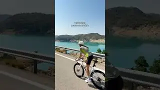 Would you stop for a swim?🏊&zwj;♂️ #cycling #cyclingvideo #ciclista #cyclinggirl #roadcycling