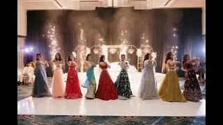 BEST BOLLYWOOD BRIDESMAIDS DANCE 🔥| PAUL & JESLINE WEDDING DANCE