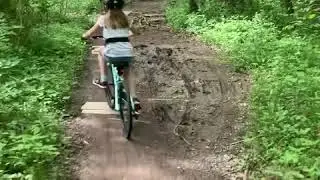 Riding at Gnomewood bike park
