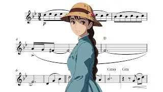 Merry-Go-Round of Life by Joe Hisaishi - FLUTE Sheet Music