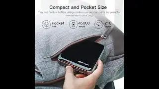 Unboxing APEMAN NM4 Mini Portable Projector by TechSol. Product Link in Description.