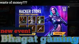 #Garenafreefire Hacker store 3.0 || new event details