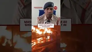 Bhubaneswar Market Fire Over 40 Shops Damaged at Unit 1 Market; Fire Brought Under Control