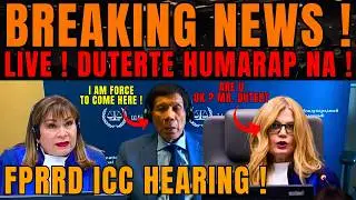 BREAKING NEWS: LIVE ! DUTERTE HUMARAP NA! FPRRD SA ICC HEARING !