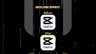 CapCut | Outlining Animation Tutorial 🔥 #viral #capcut #tutorial #editing