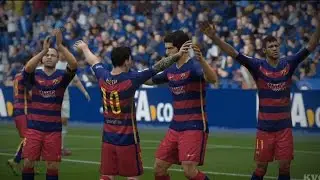 FIFA 16 - FC Barcelona vs Inter Milan Gameplay (XboxONE HD) [1080p60FPS]