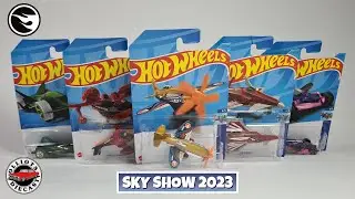 Hot Wheels Sky Show 2023 - The Complete Set Including the Treasure Hunt Mad Propz