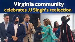 Virginia community celebrates JJ Singh's reelection