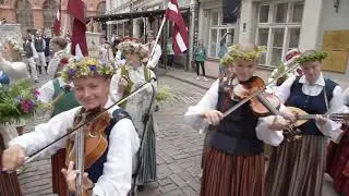 Ābrama polka - Folkloras kopa ''OGLĪTE un JDK ''CIELAVIŅA'' (Ropažu novads)