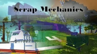 Scrap Mechanic Challenge #15 - Yacht, furgone TMNT, minigolf, Camion Mad Max, telescopio