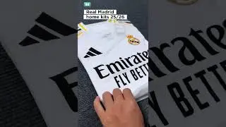 Real Madrid home kits 25/26 #RealMadridJersey #RMCF #RealMadrid2025 #FootballKits #JerseyUnboxing
