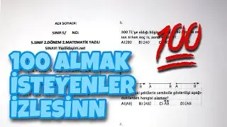 5.Sınıf Matematik 2.Dönem 2.Yazılı