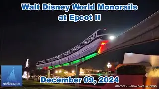 Walt Disney World Monorails at Epcot II | December 09, 2024
