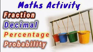 Activity of maths || Fraction || Decimal || Percentage || Probability || Working model of Maths.