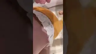 That&rsquo;s when you know you are ready for bigger size diapers.  #shorts #adorablebaby #funnybaby