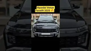 Hyundai Venue 2025 Facelift Black Edition 😍 Launch Date , Price Details #Hyundai #Venue #shorts