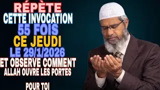 Ce jeudi 29/01/2026, fais cette invocation et ressens la transformation