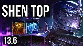 SHEN vs DARIUS (TOP) | 3/0/11, 65% winrate | KR Master | 13.6