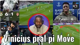 Tout jwè Real Madrid yo di , yo vle jwe pou Vinicius paske vinicius ka pote Real sou doli